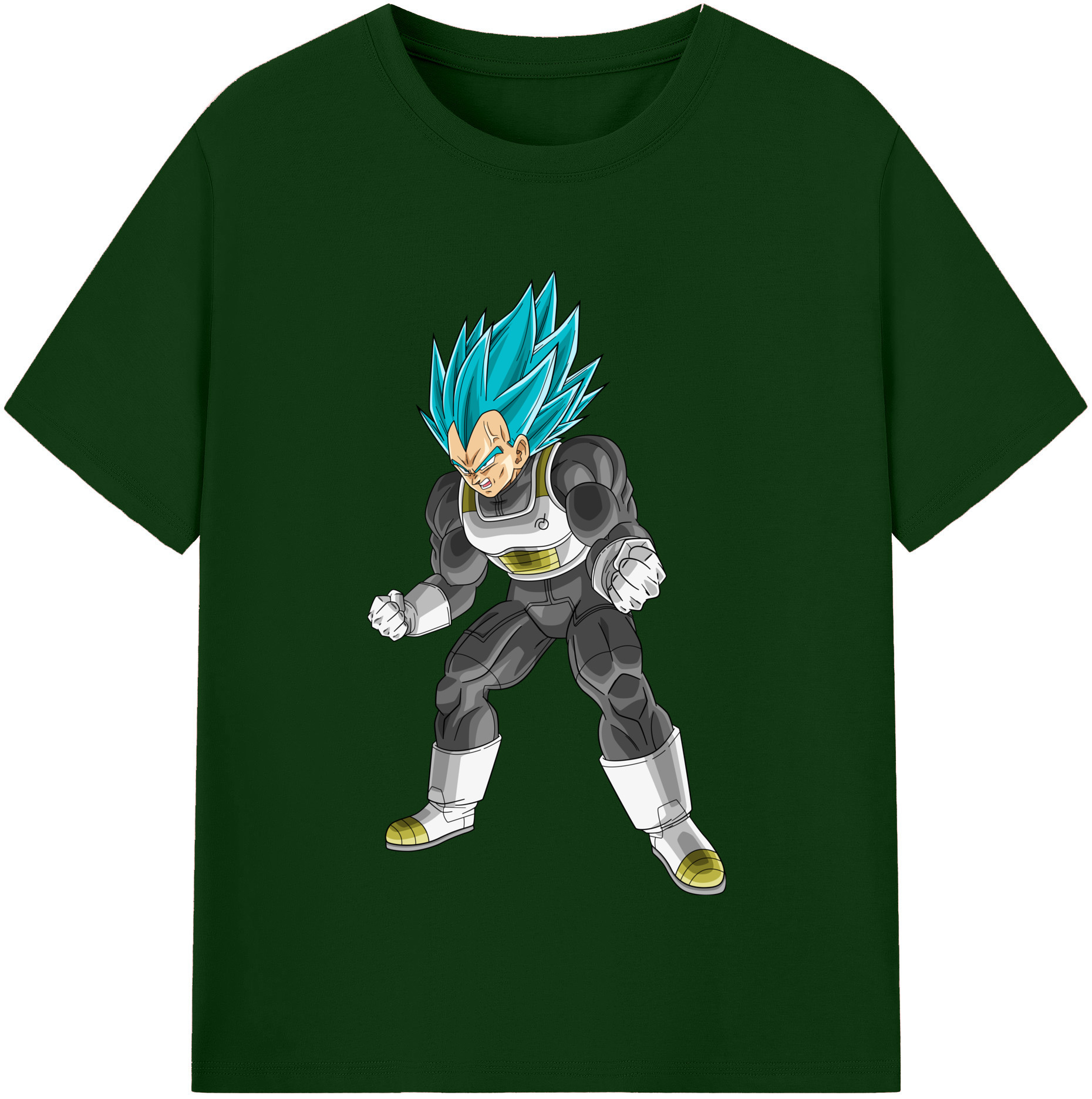 （画像用） ドラゴンボール ベジータ四世（Bejīta Yonsei）DRAGON BALL Vegeta IV 綿100％半袖Tシャツ（フロントプリント）